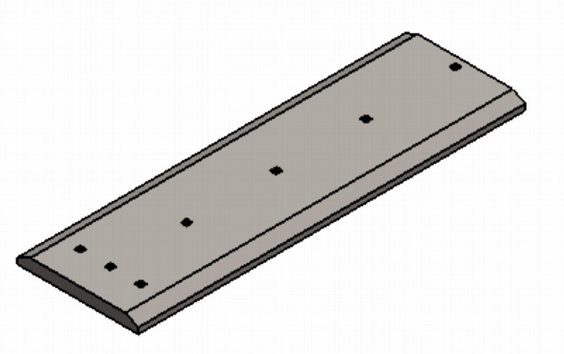 50x500x1600 BOROX500 kausa nazis, skrūvējams