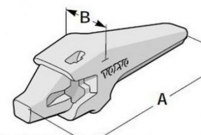 Volvo kausa zoba adapteris