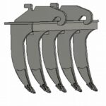 Sakņu rakšanas kauss 1460mm