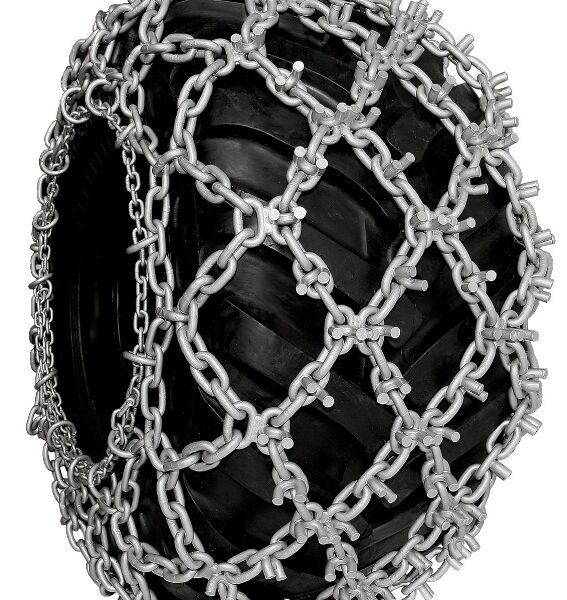 Pretslīdes ķēdes 13mm, 23.5-25 STD riepām, ar apaļām radzēm