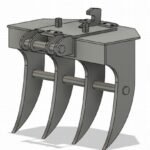 Sakņu rakšanas kauss 1160mm